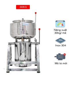 Máy xay thịt làm giò công nghiệp 30kg 2 lớp